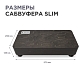 Универсальный сабвуфер SLIM пассивный с динамиком 10" вниз BLACKWOOD