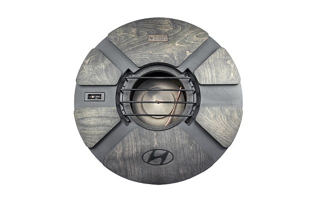 Короб стелс 10" для Hyundai Sonata VIII Рестайлинг в запасное колесо