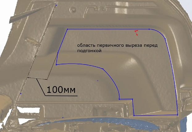 Короб стелс 10" Haval Jolion в правое крыло