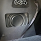 Сабвуфер стелс 10" для Kia Carnival полный комплект "под ключ"