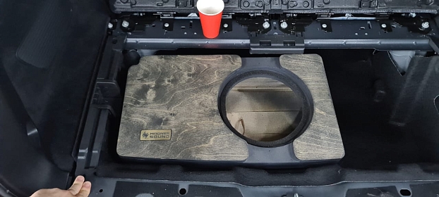 Короб стелс 10" для Mercedes-Benz GLS II (X167) и Рестайлинг в нишу багажника