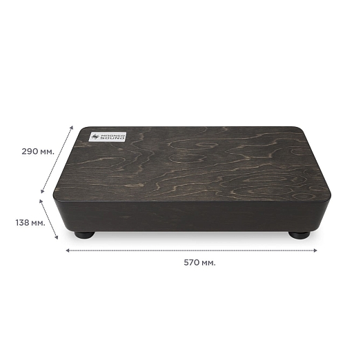 Короб сабвуфера универсальный 10" динамик вниз BLACKWOOD