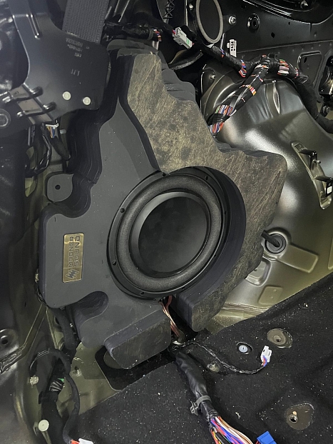 Короб стелс 10" для Kia Mohave I Рестайлинг 2 в левое крыло